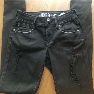 Juniors Black Hydraulic “Lola” Jeans
